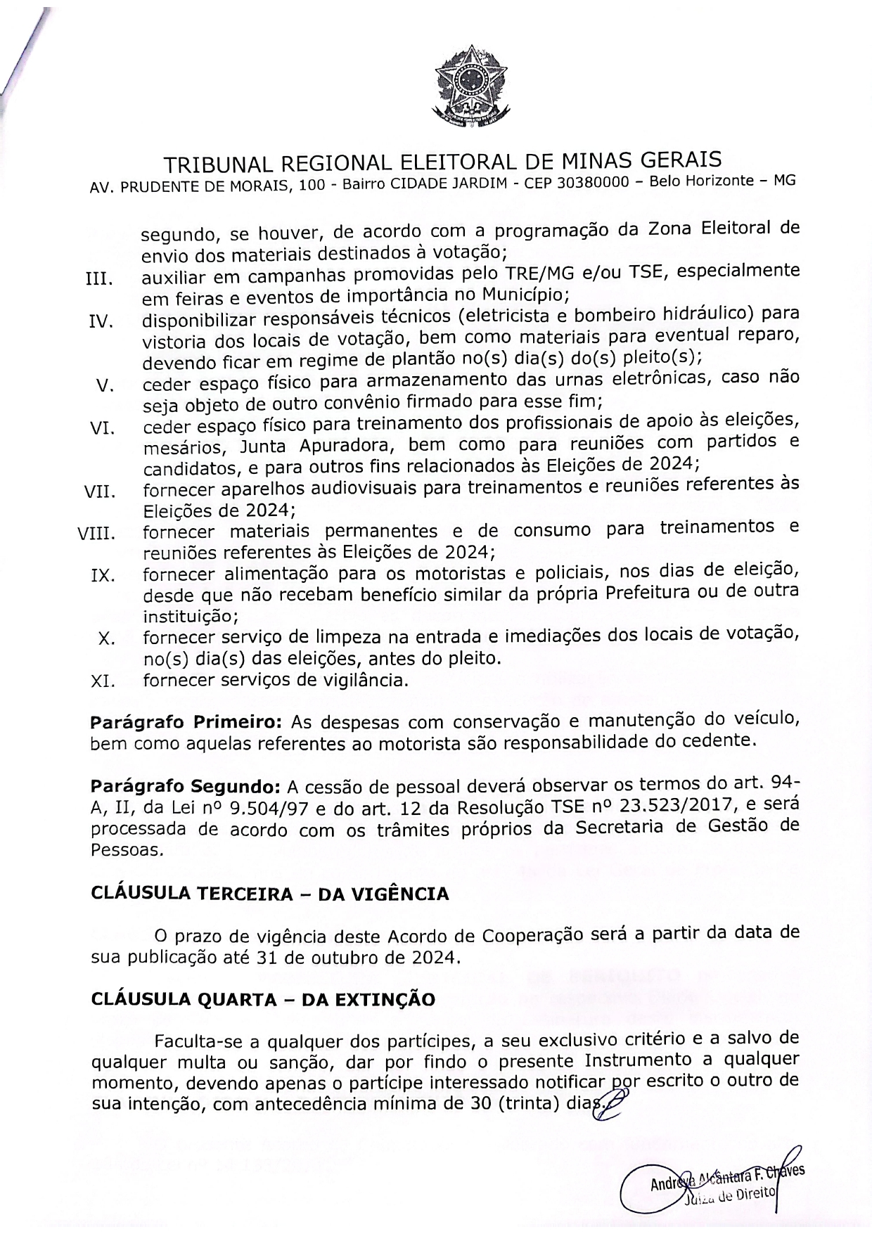ACORDO DE COOPERAÇÃO PERIQUITO ELEIÇÕES page 0002